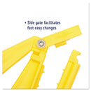 Boardwalk® wholesale. Boardwalk Quick Change Side-latch Plastic Mop Head Handle, 60" Aluminum Handle, Yellow. HSD Wholesale: Janitorial Supplies, Breakroom Supplies, Office Supplies.