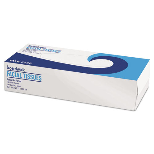 Boardwalk® wholesale. Boardwalk Office Packs Facial Tissue, 2-ply, White, Flat Box, 100 Sheets-box, 30 Boxes-carton. HSD Wholesale: Janitorial Supplies, Breakroom Supplies, Office Supplies.