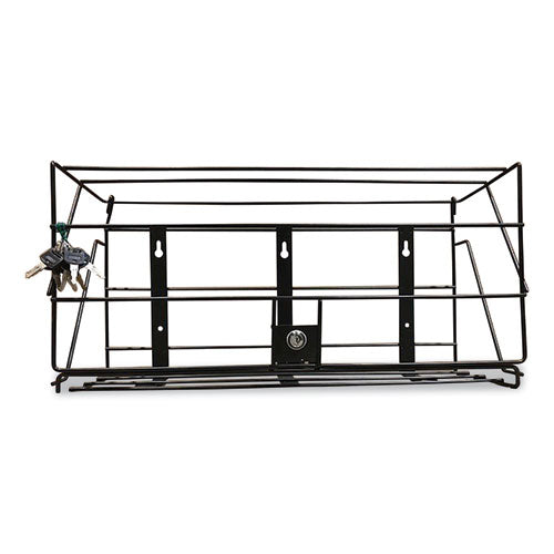 Boardwalk® wholesale. Boardwalk Locking Rack For 3 Liter Pdc Cleaner Bottles, 1 Shelf, 24w X 10d X 12h, Black. HSD Wholesale: Janitorial Supplies, Breakroom Supplies, Office Supplies.