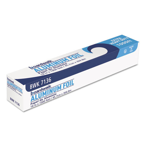 Boardwalk® wholesale. Boardwalk Heavy-duty Aluminum Foil Roll, 18" X 1,000 Ft. HSD Wholesale: Janitorial Supplies, Breakroom Supplies, Office Supplies.