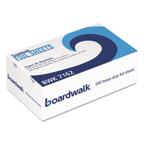 Boardwalk® wholesale. Standard Aluminum Foil Pop-up Sheets, 9" X 10 3-4", 500-box, 6 Boxes-carton. HSD Wholesale: Janitorial Supplies, Breakroom Supplies, Office Supplies.