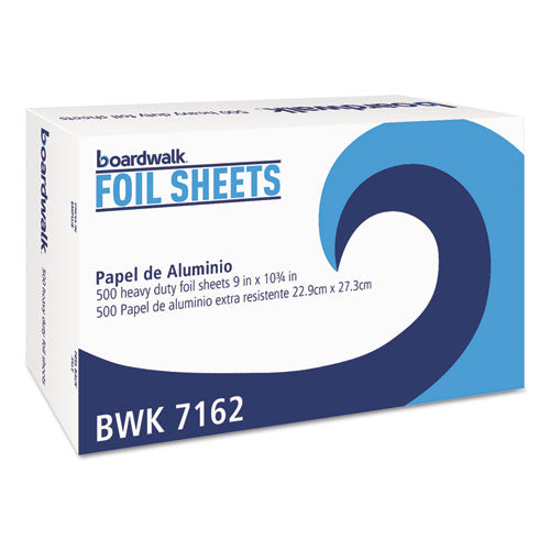 Boardwalk® wholesale. Standard Aluminum Foil Pop-up Sheets, 9" X 10 3-4", 500-box, 6 Boxes-carton. HSD Wholesale: Janitorial Supplies, Breakroom Supplies, Office Supplies.