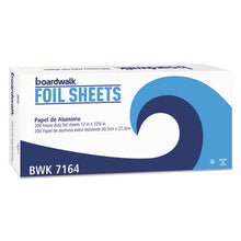 Load image into Gallery viewer, Boardwalk® wholesale. Boardwalk Heavy-duty Aluminum Foil Pop-up Sheets, 12&quot; X 10 3-4&quot;, 200-box, 12 Boxes-carton. HSD Wholesale: Janitorial Supplies, Breakroom Supplies, Office Supplies.