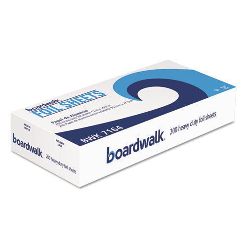 Boardwalk® wholesale. Boardwalk Heavy-duty Aluminum Foil Pop-up Sheets, 12" X 10 3-4", 200-box, 12 Boxes-carton. HSD Wholesale: Janitorial Supplies, Breakroom Supplies, Office Supplies.