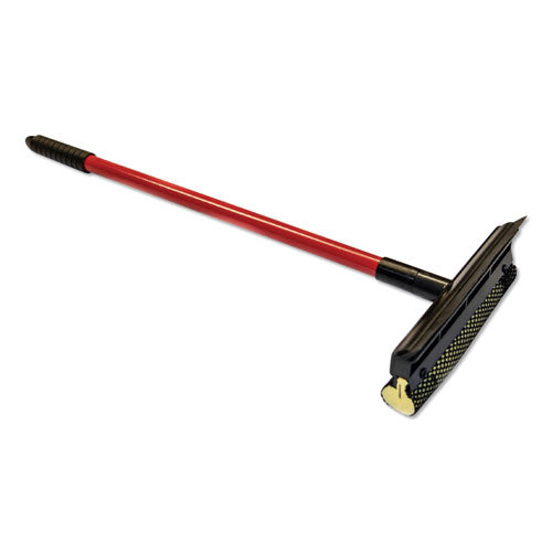 Boardwalk® wholesale. Boardwalk General-duty Squeegee, 8" Sponge-rubber Blade, Black-red, 21" Metal Handle. HSD Wholesale: Janitorial Supplies, Breakroom Supplies, Office Supplies.