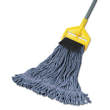 Load image into Gallery viewer, Boardwalk® wholesale. Boardwalk Mop Head, Loop-end, Cotton With Scrub Pad, Large, 12-carton. HSD Wholesale: Janitorial Supplies, Breakroom Supplies, Office Supplies.