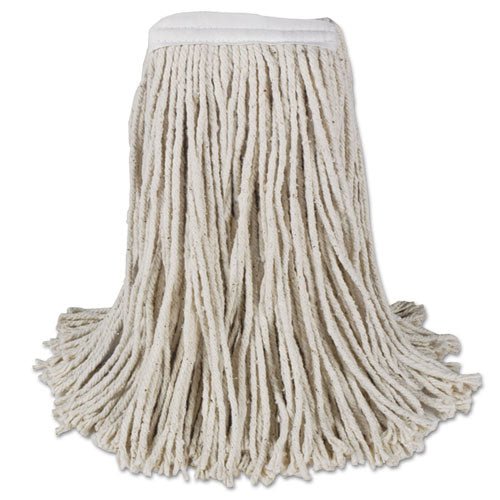 Boardwalk® wholesale. Boardwalk Mop Head, Cotton, Cut-end, White, 4-ply, #16 Band, 12-carton. HSD Wholesale: Janitorial Supplies, Breakroom Supplies, Office Supplies.