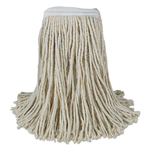 Boardwalk® wholesale. Boardwalk Banded Cotton Mop Heads, Cut-end, 20oz, White, 12-carton. HSD Wholesale: Janitorial Supplies, Breakroom Supplies, Office Supplies.