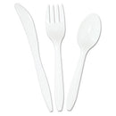 Boardwalk® wholesale. Boardwalk Three-piece Cutlery Kit, Fork-knife-teaspoon, Polypropylene, White, 250-carton. HSD Wholesale: Janitorial Supplies, Breakroom Supplies, Office Supplies.