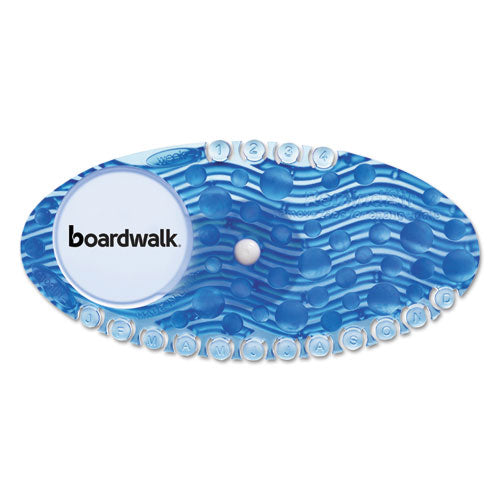 Boardwalk® wholesale. Boardwalk Curve Air Freshener, Cotton Blossom, Solid, Blue, 10-box. HSD Wholesale: Janitorial Supplies, Breakroom Supplies, Office Supplies.