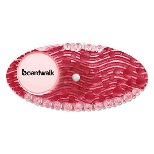 Boardwalk® wholesale. Boardwalk Curve Air Freshener, Spiced Apple, Solid, Red, 10-box. HSD Wholesale: Janitorial Supplies, Breakroom Supplies, Office Supplies.