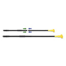 Boardwalk® wholesale. Boardwalk Two-piece Metal Handle With Plastic Jaw Head, 59" Handle, Black-yellow. HSD Wholesale: Janitorial Supplies, Breakroom Supplies, Office Supplies.