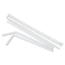 Load image into Gallery viewer, Boardwalk® wholesale. Boardwalk Flexible Wrapped Straws, 7 3-4&quot;, White, 500-pack, 20 Packs-carton. HSD Wholesale: Janitorial Supplies, Breakroom Supplies, Office Supplies.