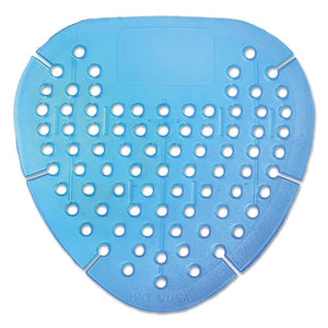 Boardwalk® wholesale. Boardwalk Gem Urinal Screen, Lasts 30 Days, Blue, Cotton Blossom Fragrance, 12-box. HSD Wholesale: Janitorial Supplies, Breakroom Supplies, Office Supplies.