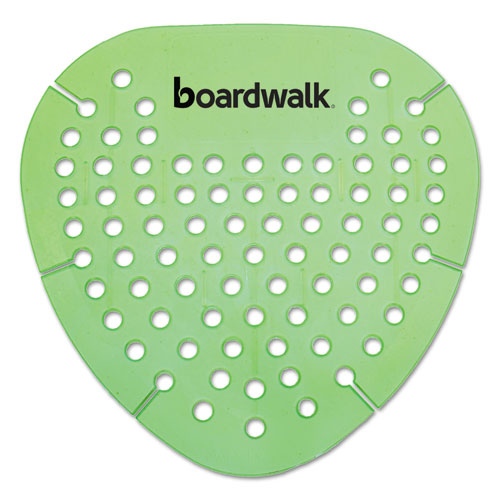Boardwalk® wholesale. Boardwalk Gem Urinal Screen, Lasts 30 Days, Green, Herbal Mint Fragrance, 12-box. HSD Wholesale: Janitorial Supplies, Breakroom Supplies, Office Supplies.
