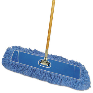 Boardwalk® wholesale. Boardwalk Looped-end Dust Mop Kit, 24 X 5, 60" Metal-wood Handle, Blue-natural. HSD Wholesale: Janitorial Supplies, Breakroom Supplies, Office Supplies.