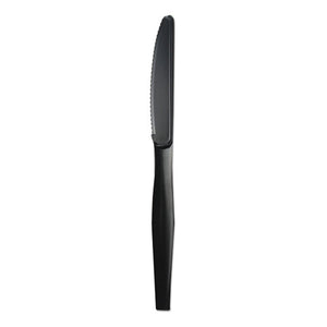 Boardwalk® wholesale. Boardwalk Heavyweight Polypropylene Cutlery, Knife, Black, 1000-carton. HSD Wholesale: Janitorial Supplies, Breakroom Supplies, Office Supplies.