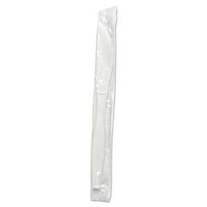 Boardwalk® wholesale. Boardwalk Heavyweight Wrapped Polypropylene Cutlery, Knife, White, 1,000-carton. HSD Wholesale: Janitorial Supplies, Breakroom Supplies, Office Supplies.