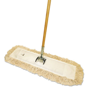 Boardwalk® wholesale. Boardwalk Cut-end Dust Mop Kit, 36 X 5, 60" Wood Handle, Natural. HSD Wholesale: Janitorial Supplies, Breakroom Supplies, Office Supplies.