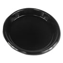 Boardwalk® wholesale. Boardwalk Hi-impact Plastic Dinnerware, Plate, 10" Diameter, Black, 500-carton. HSD Wholesale: Janitorial Supplies, Breakroom Supplies, Office Supplies.