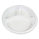 Boardwalk® wholesale. Boardwalk Hi-impact Plastic Dinnerware, Plate, 10" Dia., 3 Compartments, White, 500-carton. HSD Wholesale: Janitorial Supplies, Breakroom Supplies, Office Supplies.