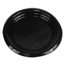 Boardwalk® wholesale. Boardwalk Hi-impact Plastic Dinnerware, Plate, 6" Diameter, Black, 1000-carton. HSD Wholesale: Janitorial Supplies, Breakroom Supplies, Office Supplies.