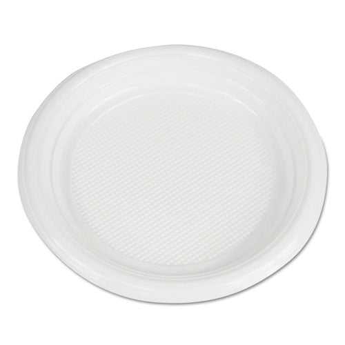 Boardwalk® wholesale. Boardwalk Hi-impact Plastic Dinnerware, Plate, 6" Diameter, White, 1000-carton. HSD Wholesale: Janitorial Supplies, Breakroom Supplies, Office Supplies.