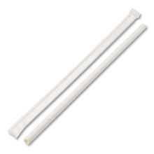 Load image into Gallery viewer, Boardwalk® wholesale. Individually Wrapped Paper Straws, 7 3-4&quot; X 1-4&quot;, White, 3200-carton. HSD Wholesale: Janitorial Supplies, Breakroom Supplies, Office Supplies.