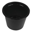Boardwalk® wholesale. Boardwalk Soufflé-portion Cups, 1 Oz, Polypropylene, Black, 20 Cups-sleeve, 125 Sleeves-carton. HSD Wholesale: Janitorial Supplies, Breakroom Supplies, Office Supplies.