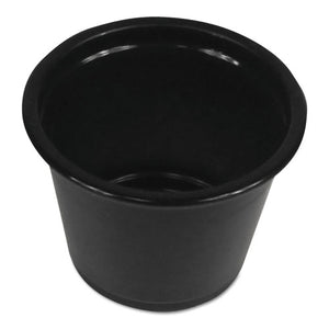Boardwalk® wholesale. Boardwalk Soufflé-portion Cups, 1 Oz, Polypropylene, Black, 20 Cups-sleeve, 125 Sleeves-carton. HSD Wholesale: Janitorial Supplies, Breakroom Supplies, Office Supplies.
