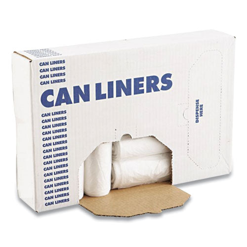 Boardwalk® wholesale. Boardwalk High Density Industrial Can Liners Coreless Rolls, 45 Gal, 13 Microns, 40 X 48, Natural, 10 Rolls Of 25 Bags. HSD Wholesale: Janitorial Supplies, Breakroom Supplies, Office Supplies.