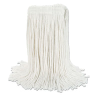 Boardwalk® wholesale. Boardwalk Banded Rayon Cut-end Mop Heads, White, 24 Oz, 1 1-4