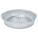 Boardwalk® wholesale. Round Aluminum To-go Containers, 48 Oz, 9" Diameter X 1.66"h, Silver, 500-carton. HSD Wholesale: Janitorial Supplies, Breakroom Supplies, Office Supplies.