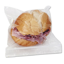 Load image into Gallery viewer, Boardwalk® wholesale. Reclosable Food Storage Bags, Sandwich, 1.15 Mil, 6.5&quot; X 5.89&quot;, Clear, 500-box. HSD Wholesale: Janitorial Supplies, Breakroom Supplies, Office Supplies.