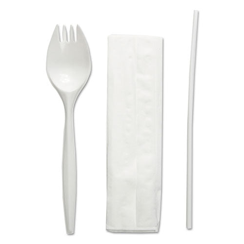 Boardwalk® wholesale. Boardwalk School Cutlery Kit, Napkin-spork-straw, White, 1000-carton. HSD Wholesale: Janitorial Supplies, Breakroom Supplies, Office Supplies.