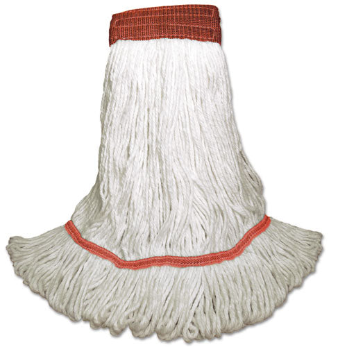 Boardwalk® wholesale. Boardwalk Saddleback Loop-end Wet Mop Heads, Large, White, Rayon, 12-carton. HSD Wholesale: Janitorial Supplies, Breakroom Supplies, Office Supplies.