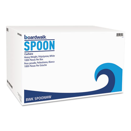 Boardwalk® wholesale. Boardwalk Heavyweight Polystyrene Cutlery, Teaspoon, White, 1000-carton. HSD Wholesale: Janitorial Supplies, Breakroom Supplies, Office Supplies.