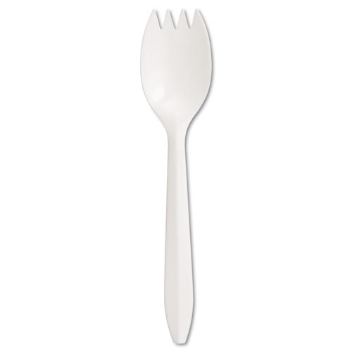 Boardwalk® wholesale. Boardwalk Mediumweight Polypropylene Cutlery, Spork, White, 1000-carton. HSD Wholesale: Janitorial Supplies, Breakroom Supplies, Office Supplies.