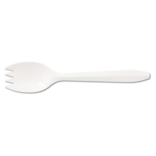 Boardwalk® wholesale. Boardwalk Mediumweight Polypropylene Cutlery, Spork, White, 1000-carton. HSD Wholesale: Janitorial Supplies, Breakroom Supplies, Office Supplies.