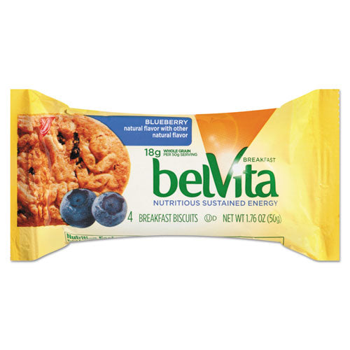 Nabisco® wholesale. Belvita Breakfast Biscuits, Blueberry, 1.76 Oz Pack. HSD Wholesale: Janitorial Supplies, Breakroom Supplies, Office Supplies.