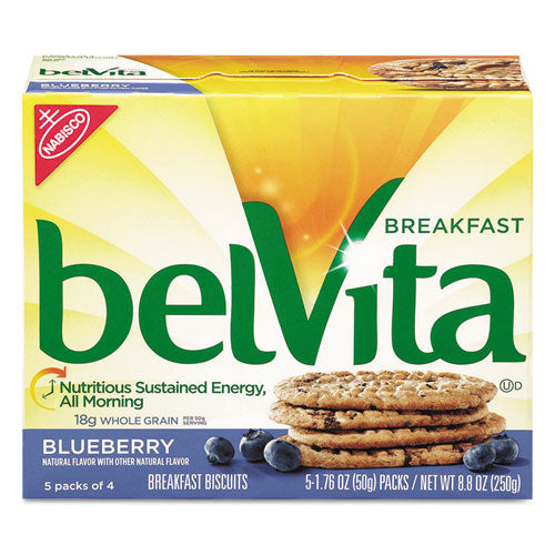 Nabisco® wholesale. Belvita Breakfast Biscuits, 1.76 Oz Pack, Blueberry, 64-carton. HSD Wholesale: Janitorial Supplies, Breakroom Supplies, Office Supplies.
