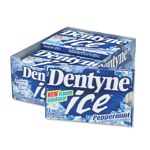 Dentyne Ice® wholesale. Sugarless Gum, Peppermint Flavor,16 Pieces-pack, 9 Packs-box. HSD Wholesale: Janitorial Supplies, Breakroom Supplies, Office Supplies.