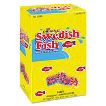 Load image into Gallery viewer, Swedish Fish® wholesale. Grab-and-go Candy Snacks In Reception Box, 240-pieces-box. HSD Wholesale: Janitorial Supplies, Breakroom Supplies, Office Supplies.