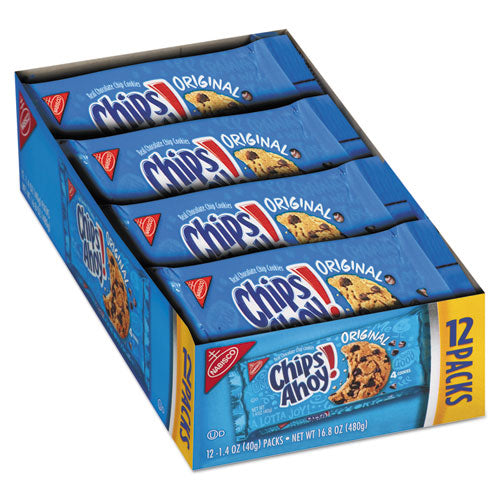 Nabisco® wholesale. Chips Ahoy Cookies, Chocolate Chip, 1.4 Oz Pack. HSD Wholesale: Janitorial Supplies, Breakroom Supplies, Office Supplies.