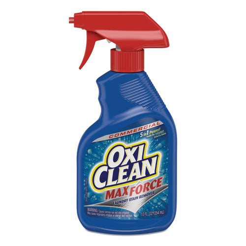 OxiClean™ wholesale. Max Force Stain Remover, 12 Oz Spray Bottle, 12-carton. HSD Wholesale: Janitorial Supplies, Breakroom Supplies, Office Supplies.