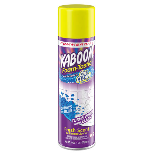 Kaboom™ wholesale. Foamtastic Bathroom Cleaner, Fresh Scent, 19 Oz Spray Can, 8-carton. HSD Wholesale: Janitorial Supplies, Breakroom Supplies, Office Supplies.