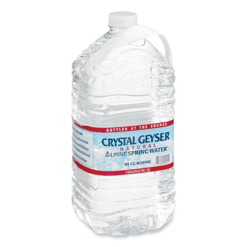 Crystal Geyser® wholesale. Alpine Spring Water, 1 Gal Bottle, 6-case. HSD Wholesale: Janitorial Supplies, Breakroom Supplies, Office Supplies.
