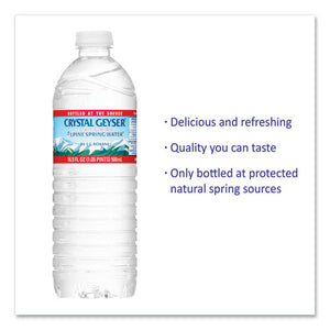 Crystal Geyser® wholesale. Alpine Spring Water, 16.9 Oz Bottle, 24-case, 84 Cases-pallet. HSD Wholesale: Janitorial Supplies, Breakroom Supplies, Office Supplies.