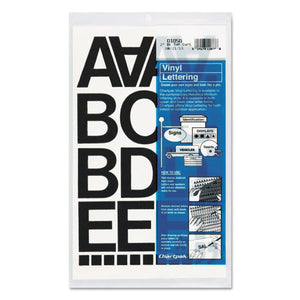 Chartpak® wholesale. Press-on Vinyl Letters And Numbers, Self Adhesive, Black, 2"h, 77-pack. HSD Wholesale: Janitorial Supplies, Breakroom Supplies, Office Supplies.