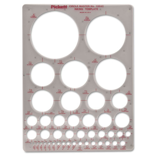 Chartpak® wholesale. Templates, Circles, 7